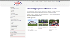Desktop Screenshot of mazury.grajan.pl