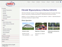 Tablet Screenshot of mazury.grajan.pl